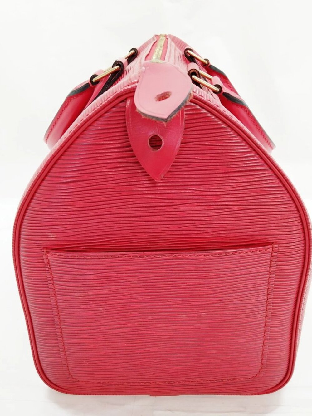 Authentic Louis Vuitton Epi Speedy 35 Red Leather Satchel Bag - Picture 4 of 16